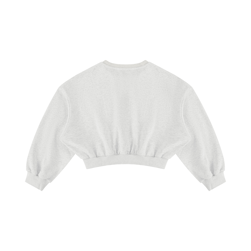 Women's Boxy Cropped Crewneck Sweatshirt
