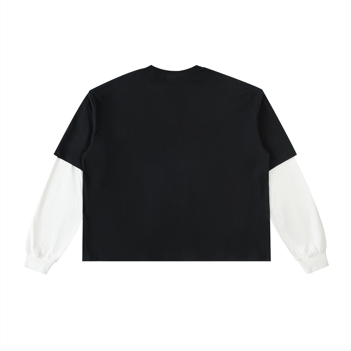 Layered "Alt Logo" Sleeve Cotton T-Shirt