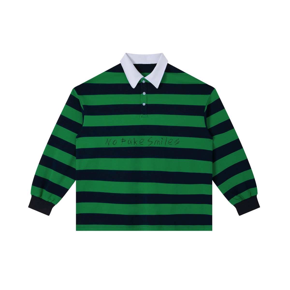 Color Block"Droopy" Stripe Polo