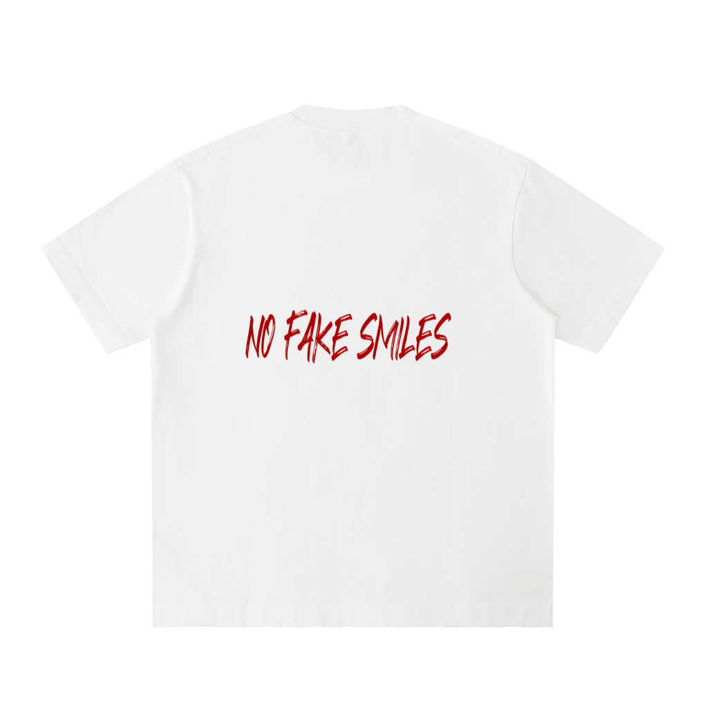 Heavyweight "Droopy" Vintage Washed Frayed T-Shirt