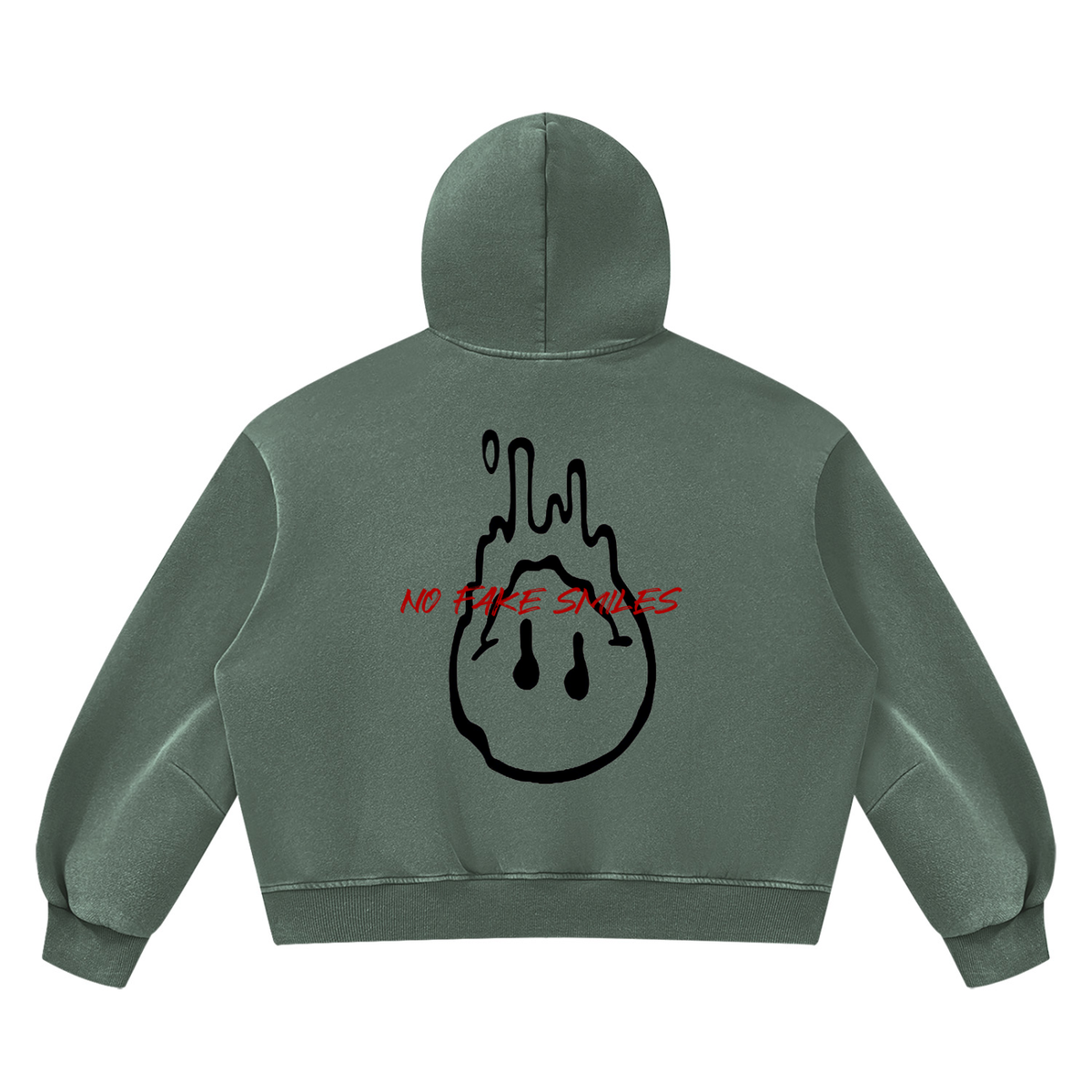 Vintage Wash Boxy "Droopy" Fleece Hoodie