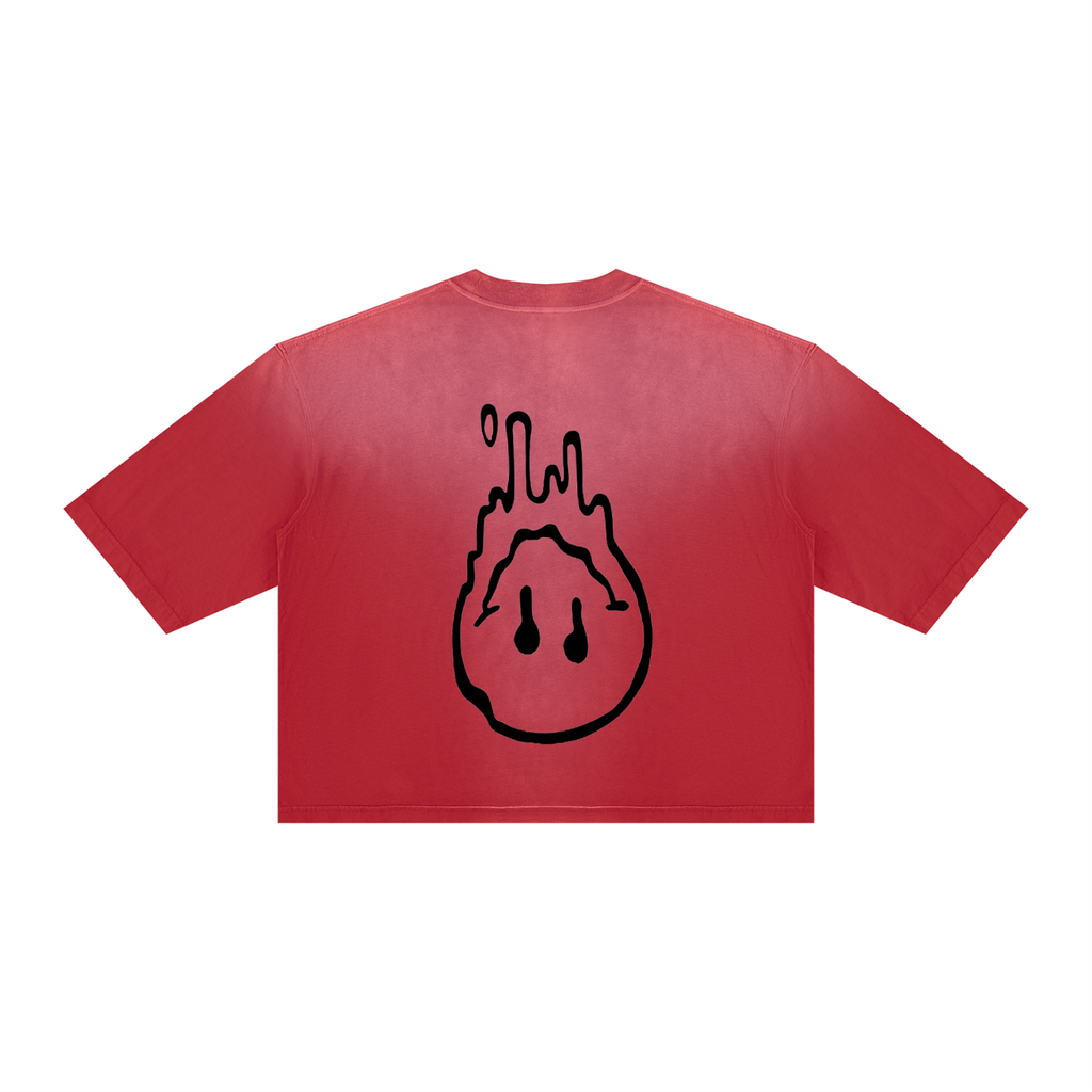 Unisex Vintage Wash Sunfade Boxy "NFS" T-Shirt