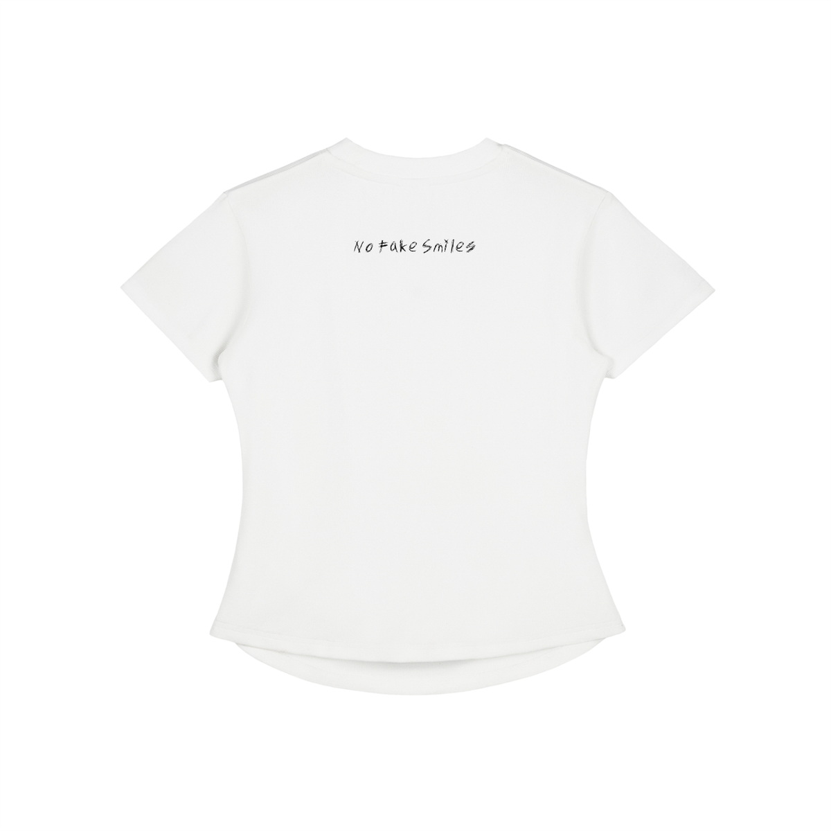 Vintage Washed Bodycon Cotton T-Shirt
