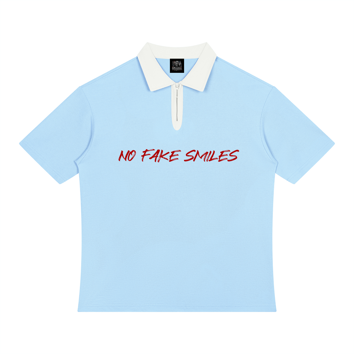 Unisex Color Block Quarter-Zip"Plain Jane" Polo Shirt