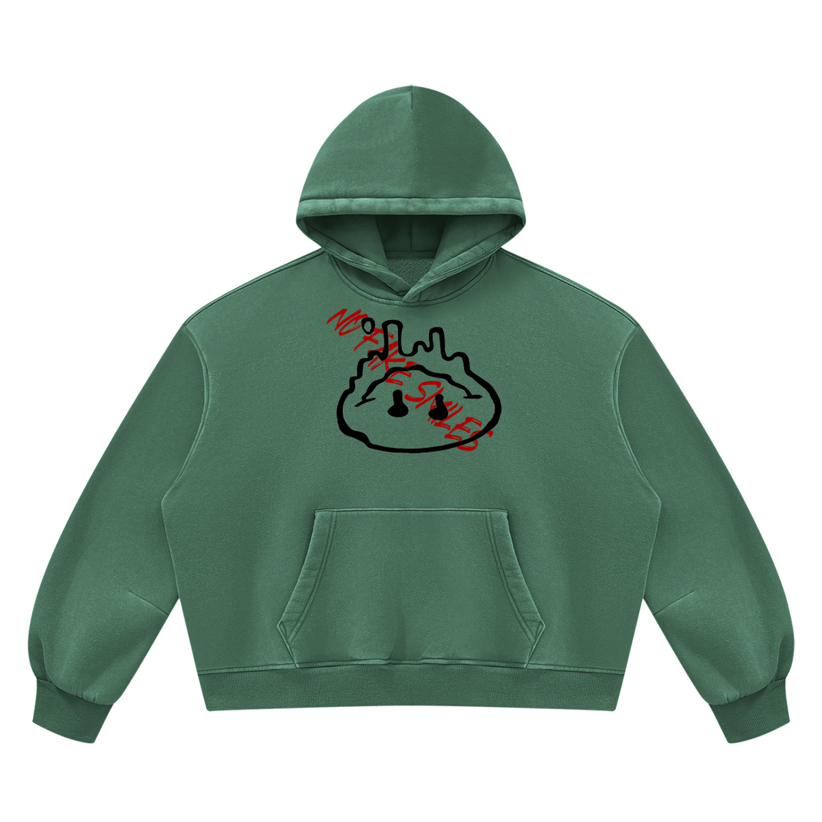 Vintage Wash Boxy Fleece Hoodie