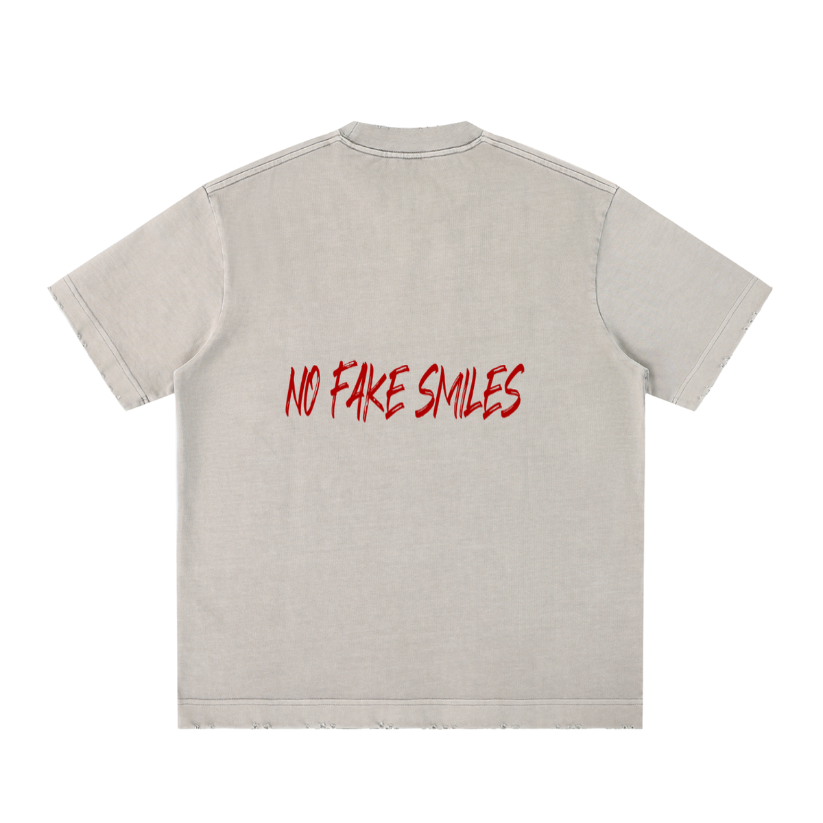 Heavyweight "Droopy" Vintage Washed Frayed T-Shirt