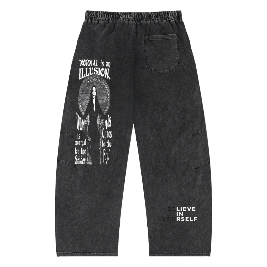 Snow Wash "Illusion "Cotton Pants