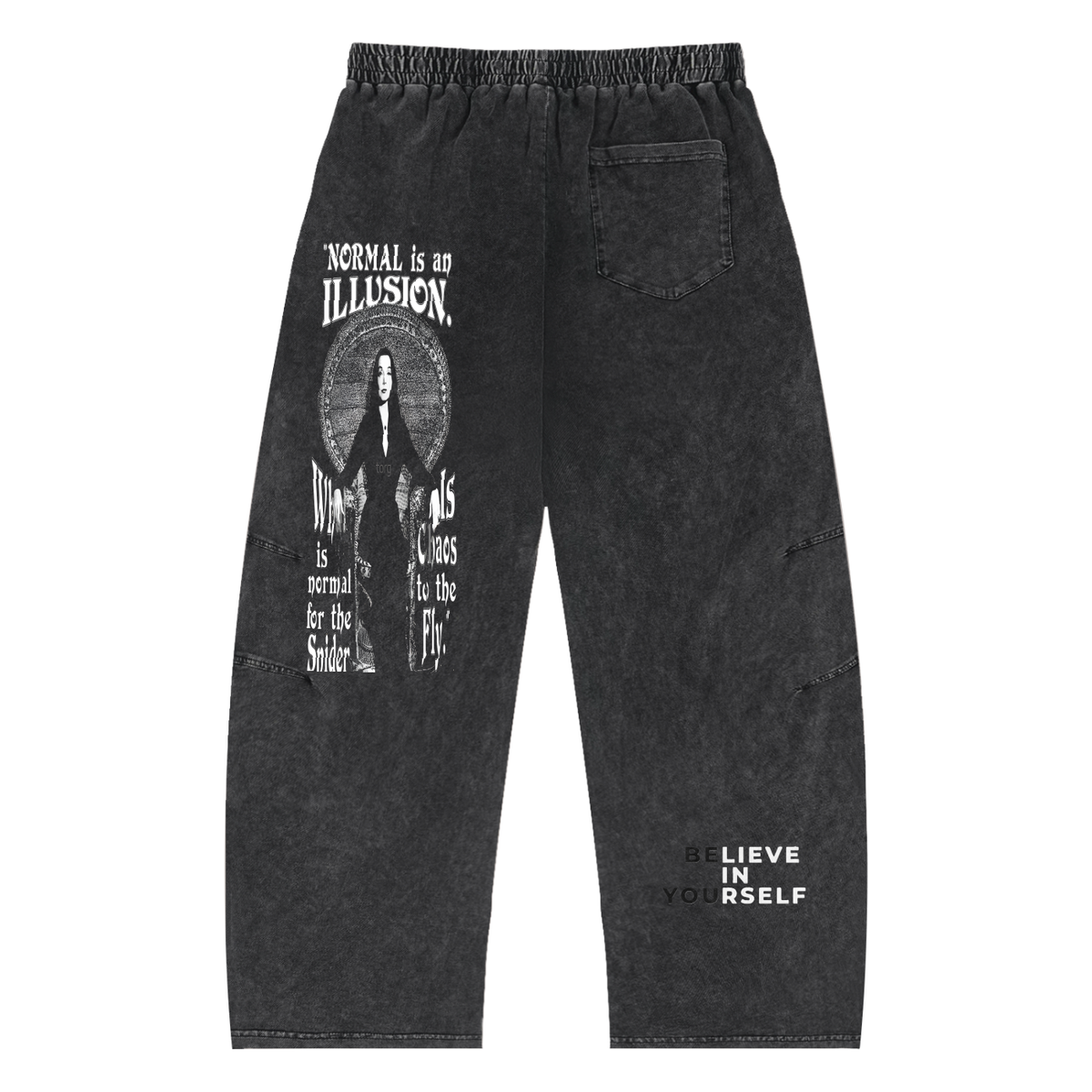 Snow Wash "Illusion "Cotton Pants