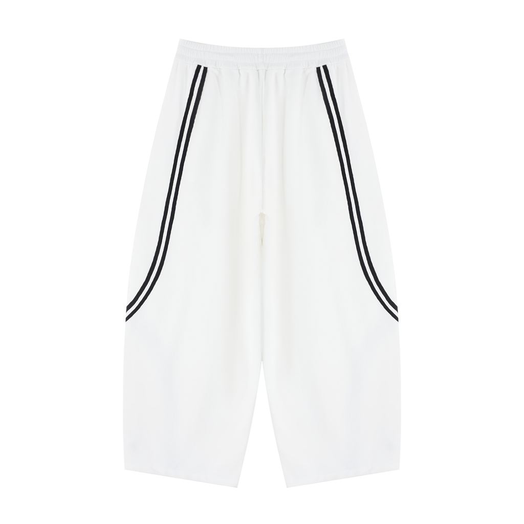 Wide Leg Piping Sweatpants