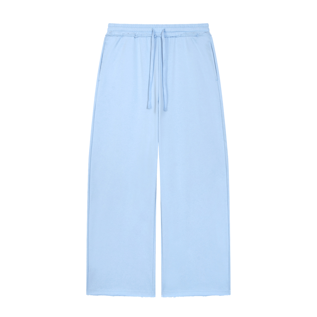 Women’s Wide Leg Raw Edge Sweatpants