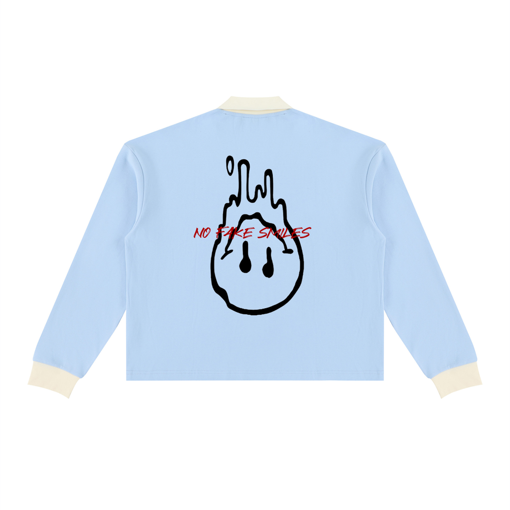 Unisex Color Block Long Sleeve"Droopy" Sweatshirt