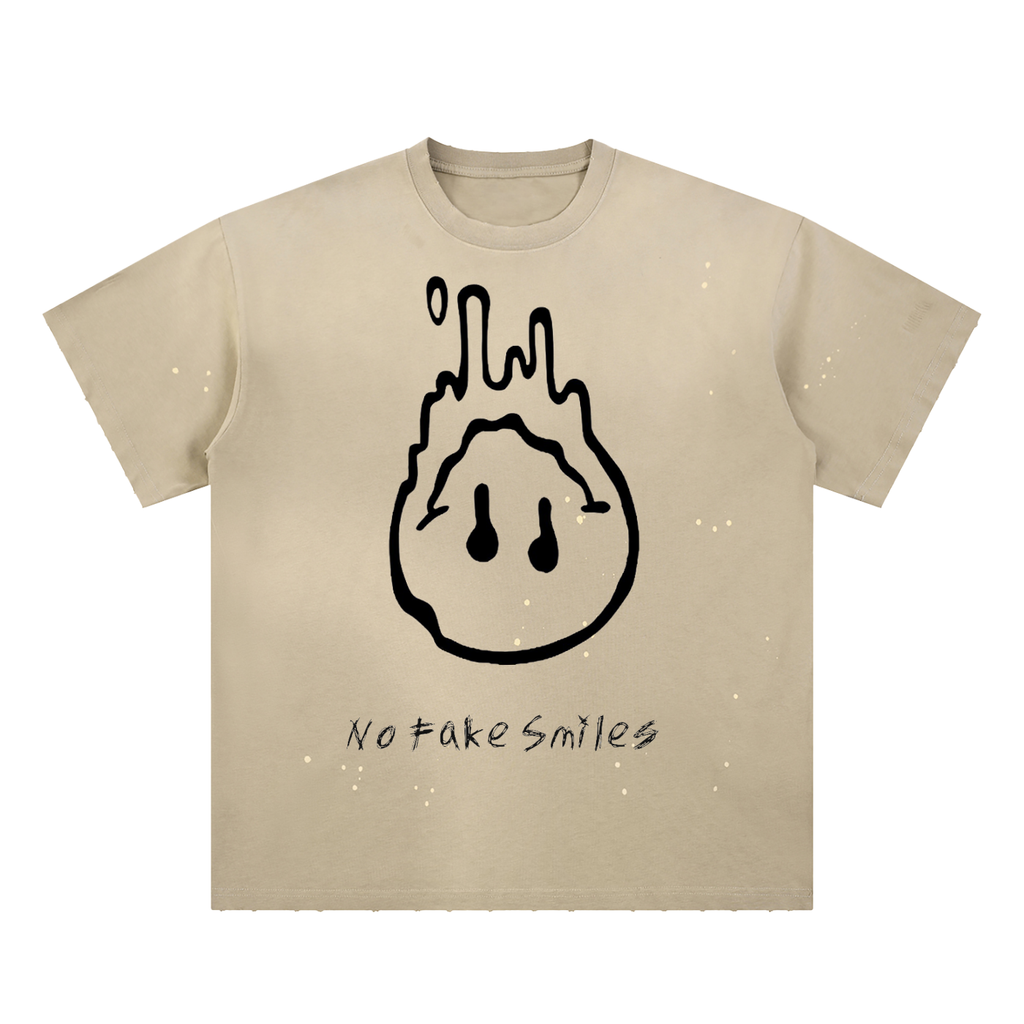 Sunfade "Cross"Paint Splatter T-Shirt