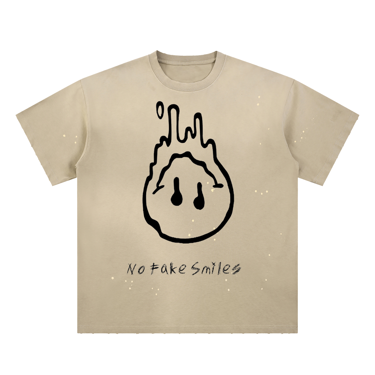 Sunfade "Cross"Paint Splatter T-Shirt