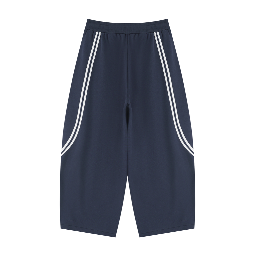 Wide Leg Piping Sweatpants