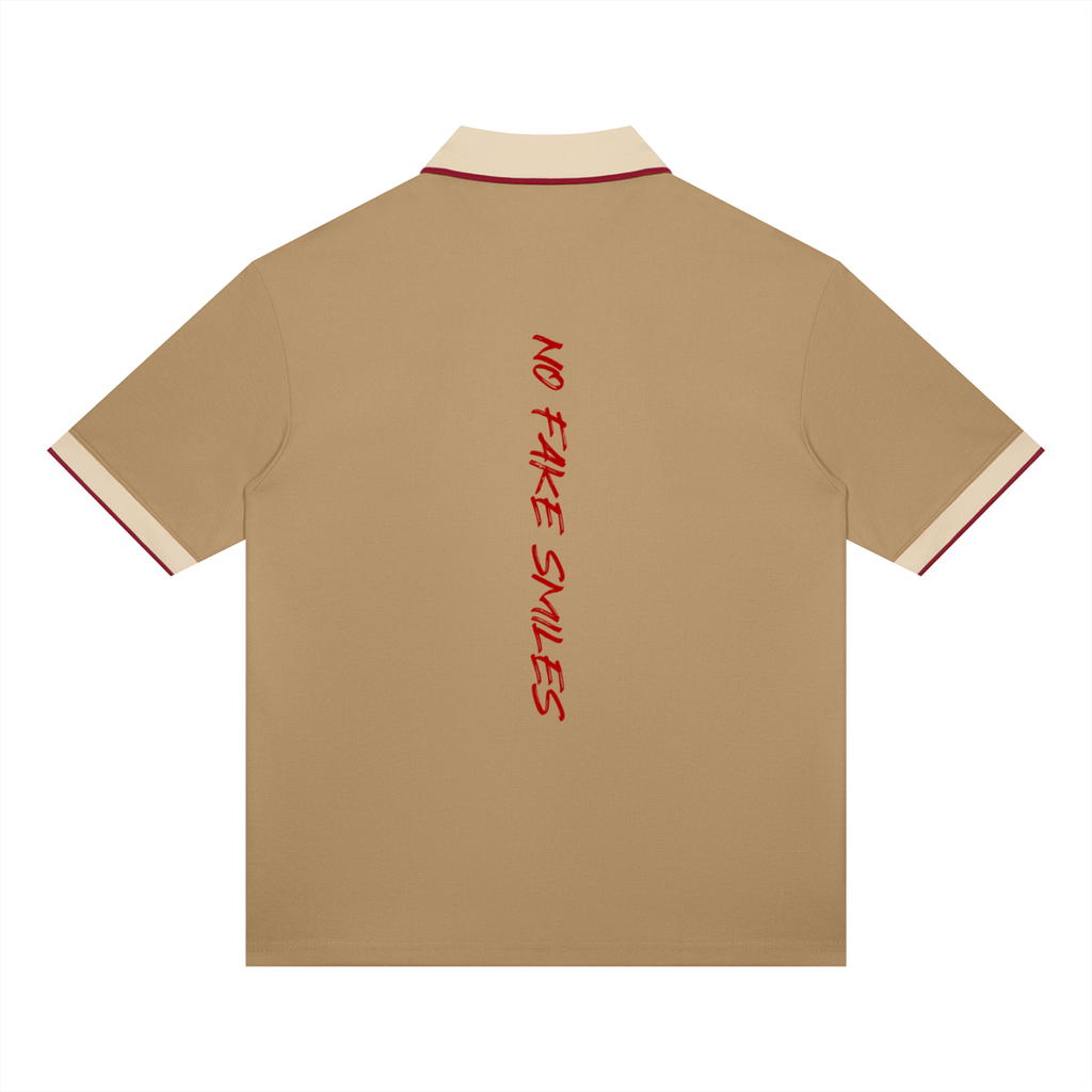 Unisex Color Block Polo "HIM"Shirt
