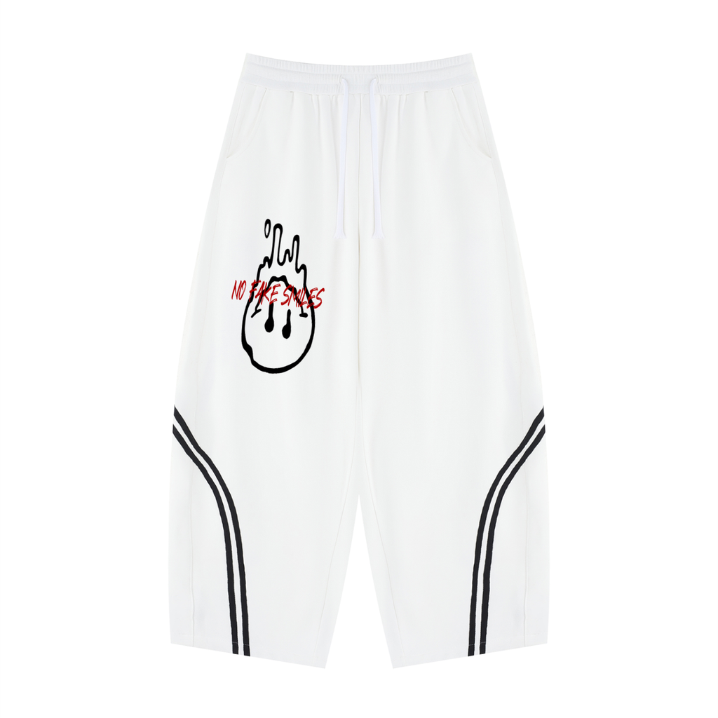 Wide Leg Piping Sweatpants