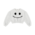 Women's Boxy Cropped Crewneck Sweatshirt
