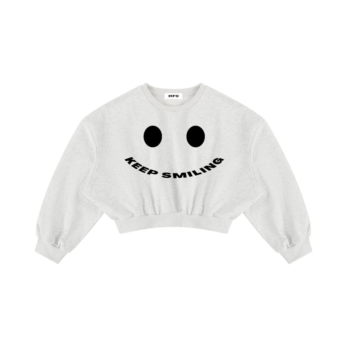 Women's Boxy Cropped Crewneck Sweatshirt