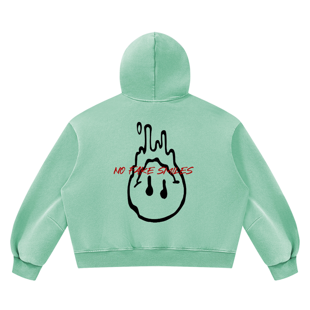 Vintage Wash Boxy "Droopy" Fleece Hoodie