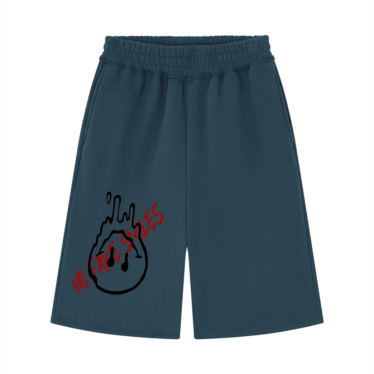 Raw Edge Fleece"Droopy" Shorts