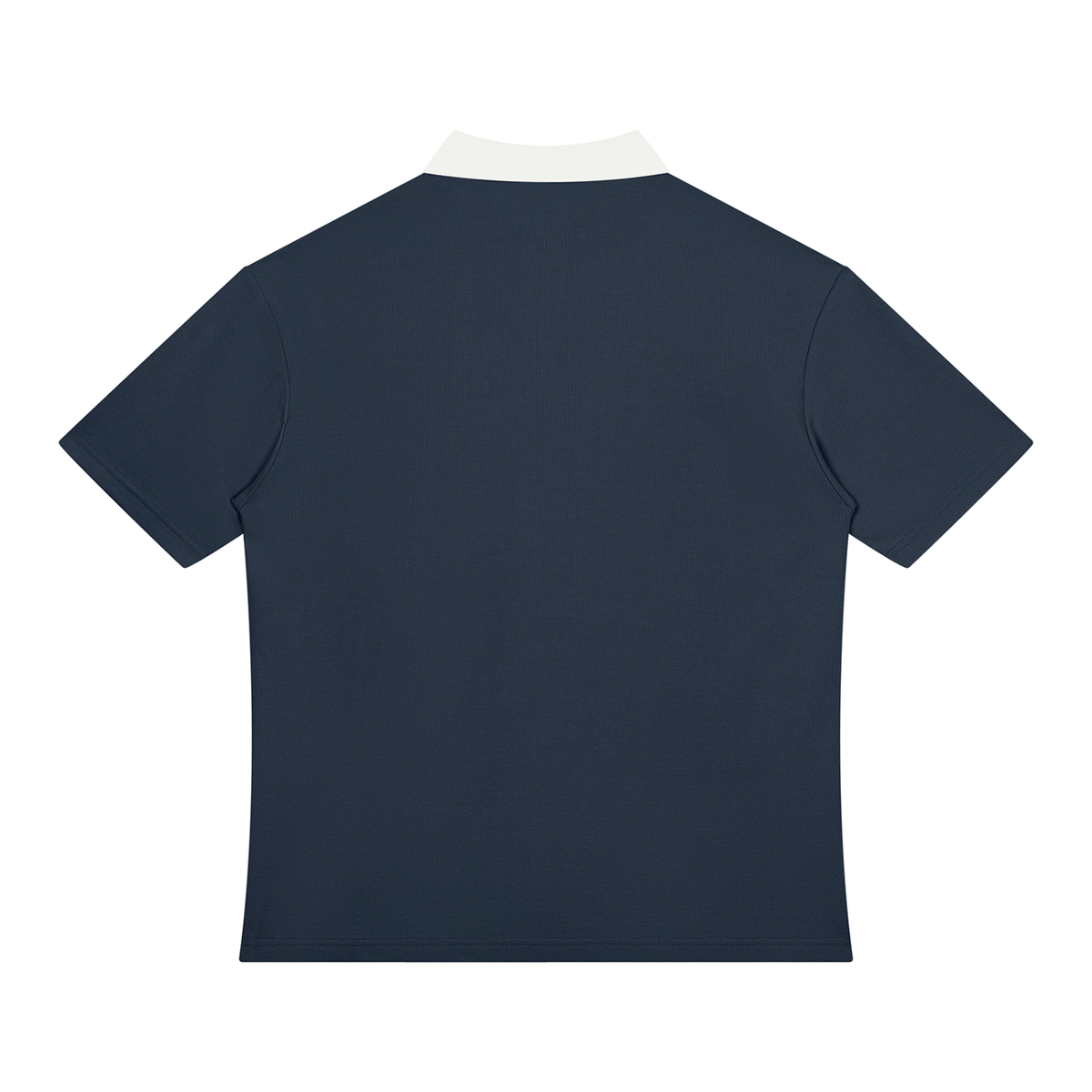 Unisex Color Block Quarter-Zip"Plain Jane" Polo Shirt