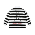 Color Block"Droopy Red" Stripe Polo