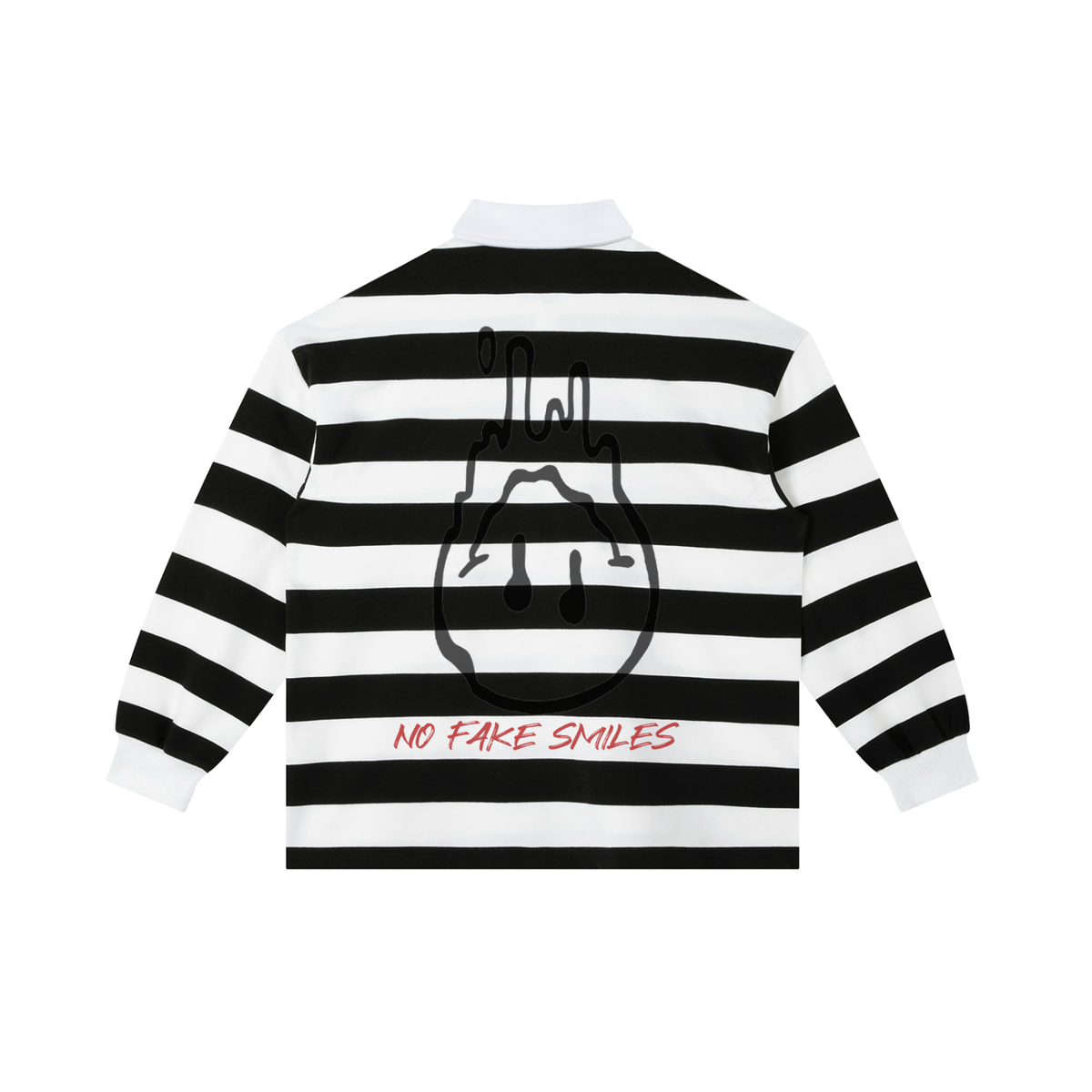 Color Block"Droopy Red" Stripe Polo
