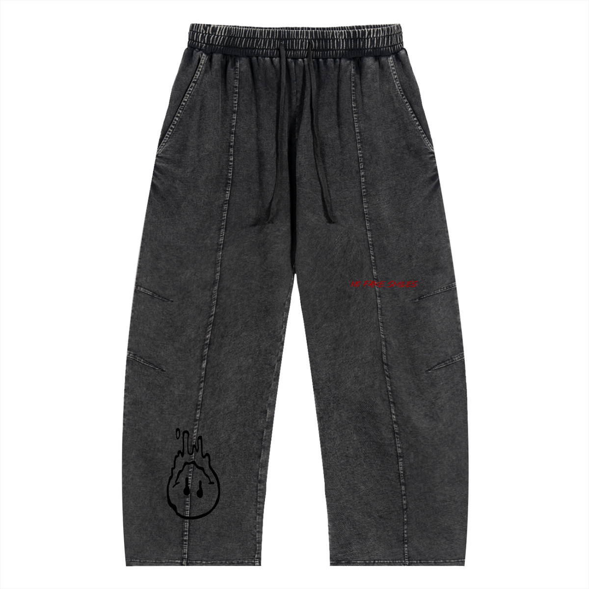 Snow Wash "Illusion "Cotton Pants