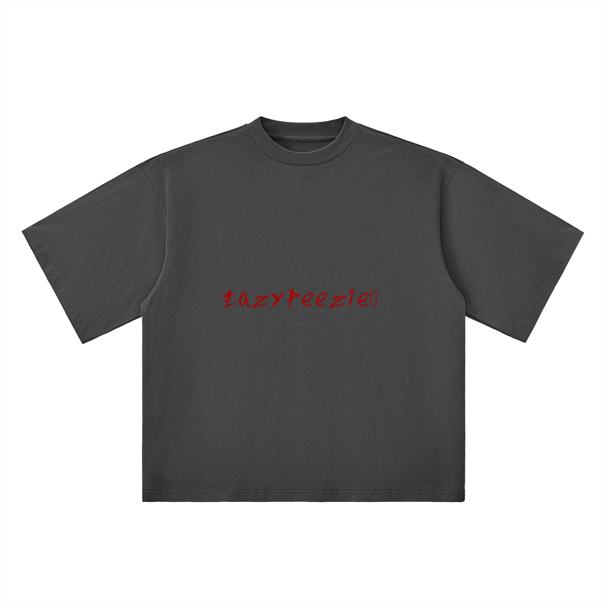 Oversized"EazyPeezie" Drop Shoulder T-Shirt