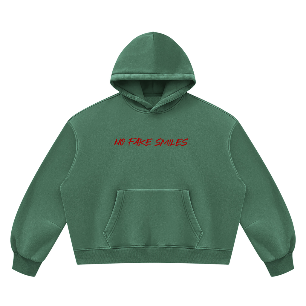 Vintage Wash Boxy "Droopy" Fleece Hoodie