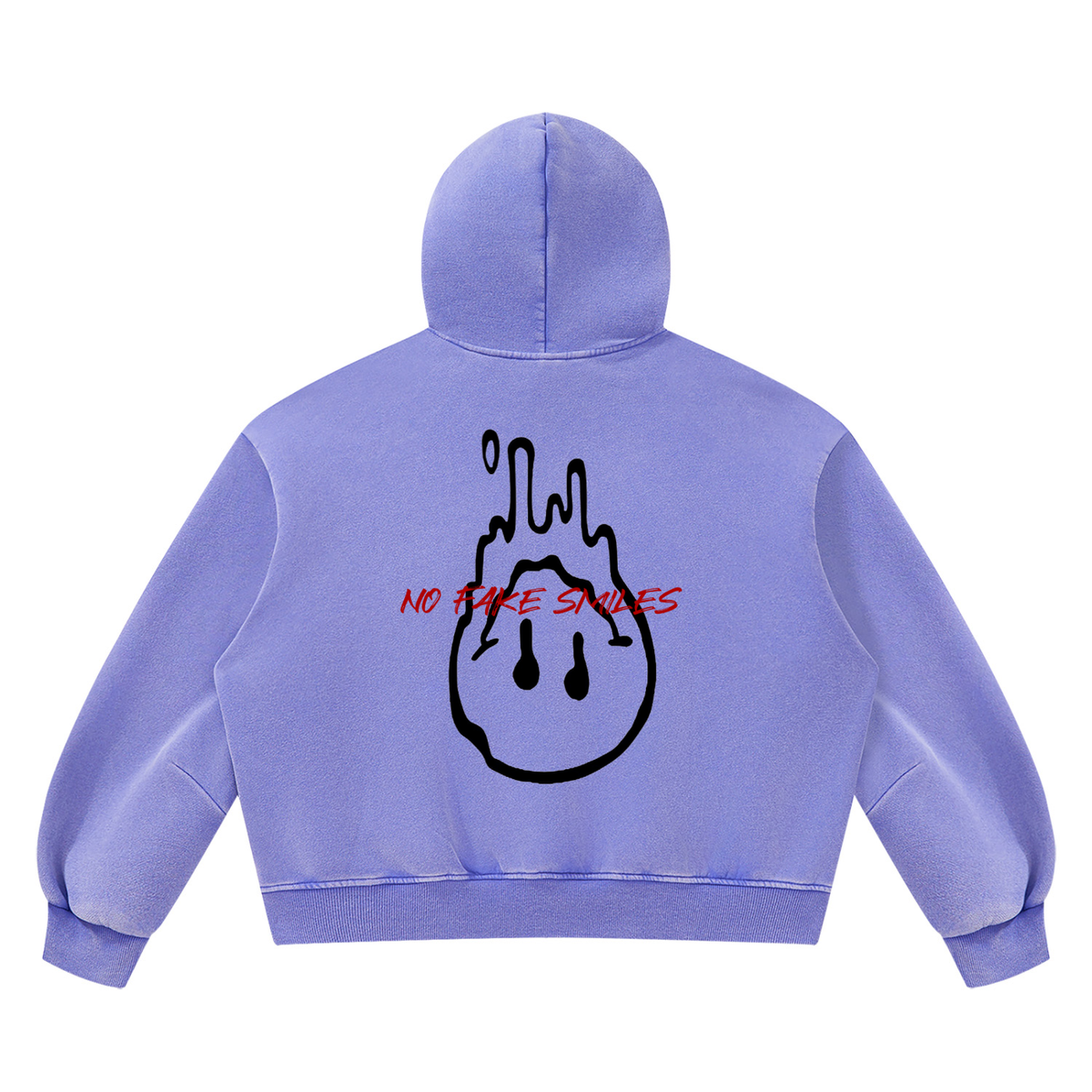 Vintage Wash Boxy "Droopy" Fleece Hoodie