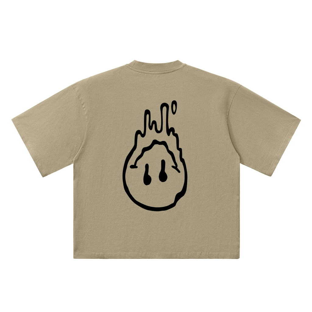 Oversized"EazyPeezie" Drop Shoulder T-Shirt