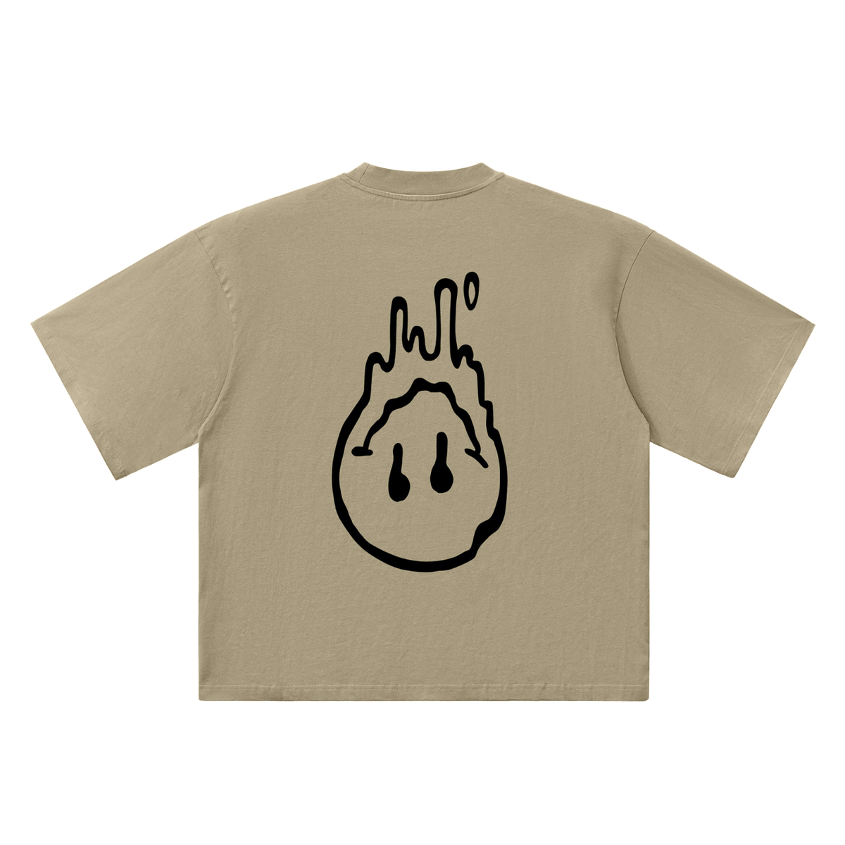 Oversized"EazyPeezie" Drop Shoulder T-Shirt