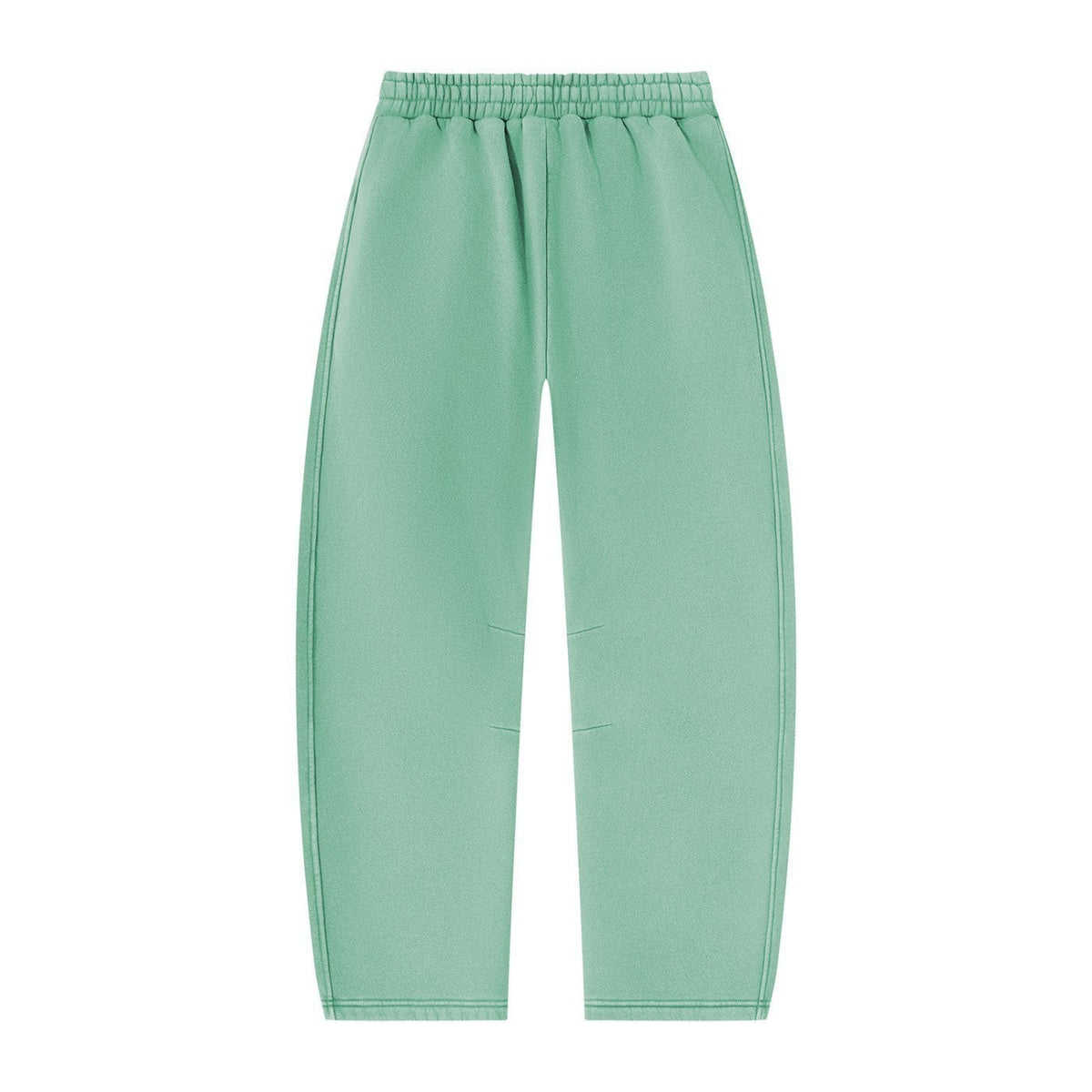 No Fake Smiles mint green fleece lounge sweatpants with an elasticated drawstring waistband and relaxed fit.