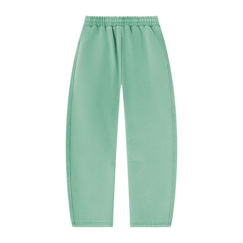 No Fake Smiles mint green fleece lounge sweatpants with an elasticated drawstring waistband and relaxed fit.